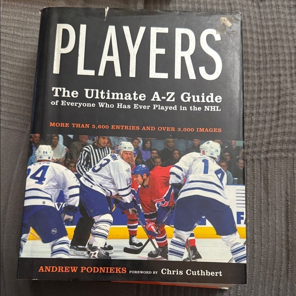 Players The Ultimate A-Z Guide of Everyone who has played in NHL hardcover book